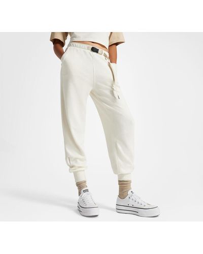 Converse Wordmark Fleece Pants - Blanc