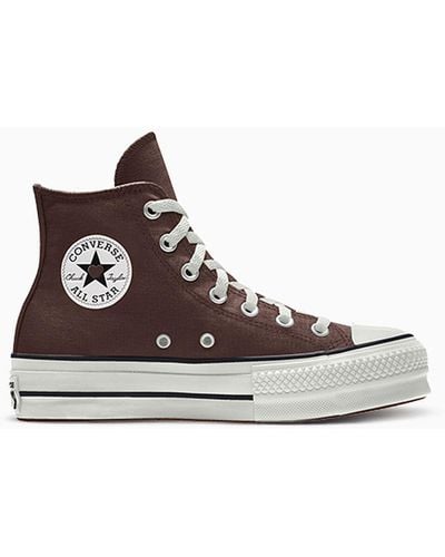 Converse Custom Chuck Taylor All Star Lift Platform By You - Red