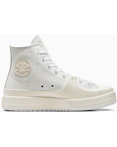 Converse Chuck Taylor Construct Leather - Blanc