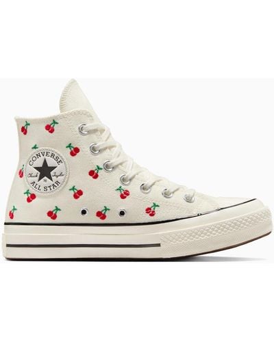 Converse Chuck 70 Cherries - Blanc