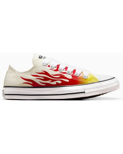 Converse Chuck Taylor Flames - Rouge