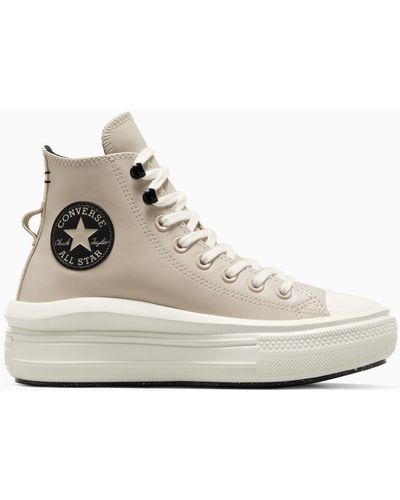 Ténis CONVERSE Chuck Taylor All Star Move Black Natural Ivory 568497C