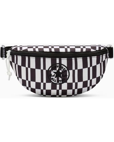 Converse Chequered Graphic Sling Pack - Black