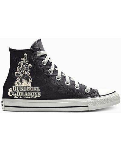 Converse Custom Chuck Taylor Dungeons & Dragons High Top By You - Noir