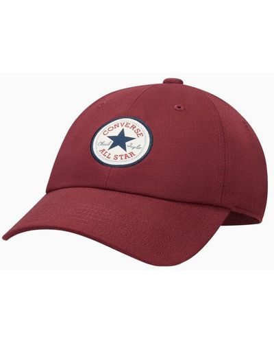 Converse All Star Patch Baseball Hat - Red