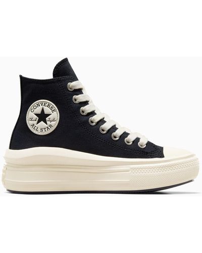 Converse Chuck Taylor All Star Move Platform Large Star - Blue