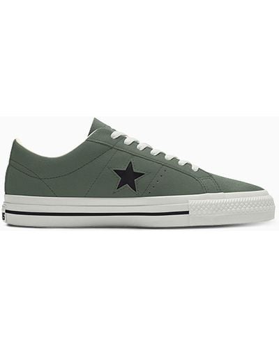 Converse Custom Cons One Star Pro By You - Green