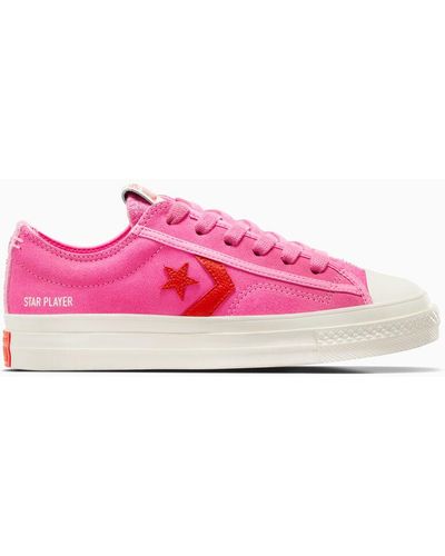 Converse Star Player 76 Suede - Rose