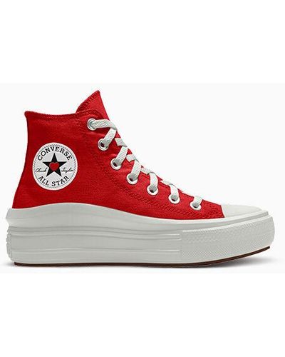 Converse Custom chuck taylor all star move platform by you - Rot