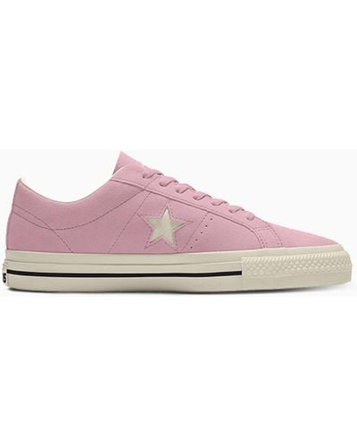 Converse Custom Cons One Star Pro By You - Pink