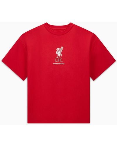 Converse X lfc loose-fit t-shirt red - Rot