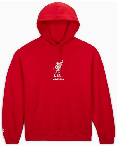 Converse X lfc loose-fit hoodie red - Rot