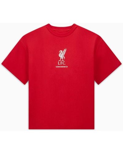 Converse X LFC Loose-Fit T-Shirt - Rouge