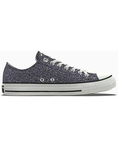 Converse Custom Chuck Taylor All Star Glitter By You - White