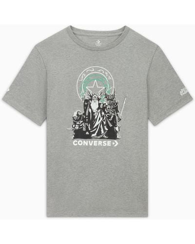 Converse X dungeons & dragons character t-shirt - Grau