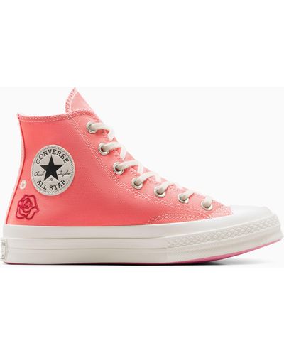 Converse Chuck 70 Summer Embroidery - Pink
