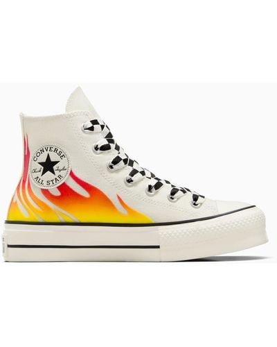 Converse Chuck Taylor All Star Lift Platform Flames - Multicolour