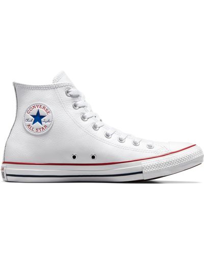 White Leather Converse Sneakers for Men - Up to 50% off | Lyst