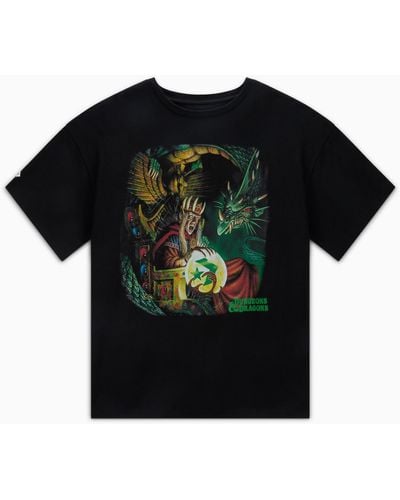 Converse X dungeons & dragons crystal ball t-shirt - Schwarz