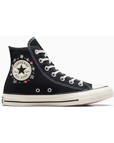 Converse Chuck Taylor All Star Embroidered Little Flowers - Blau