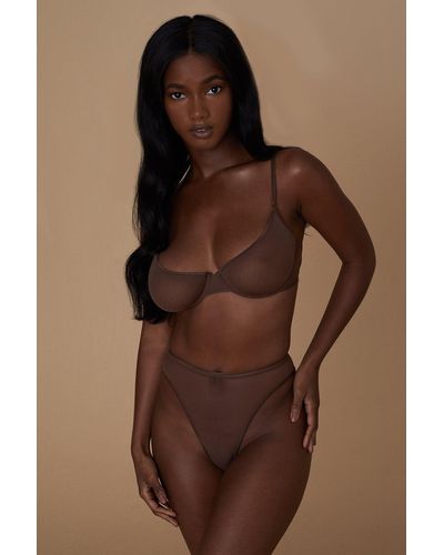 Cosabella High Waisted Bikini - Brown
