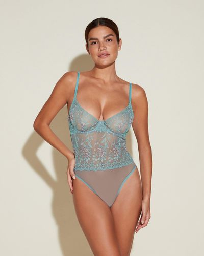 Cosabella Underwire Bodysuit - Blue