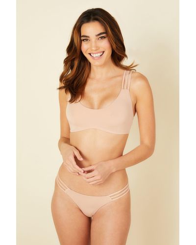 Cosabella Strappy Thong - Natural