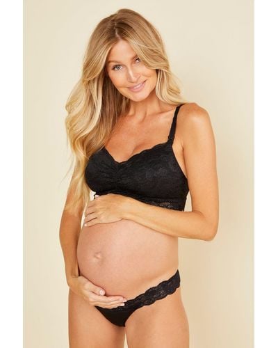 Cosabella Maternity Thong - Black
