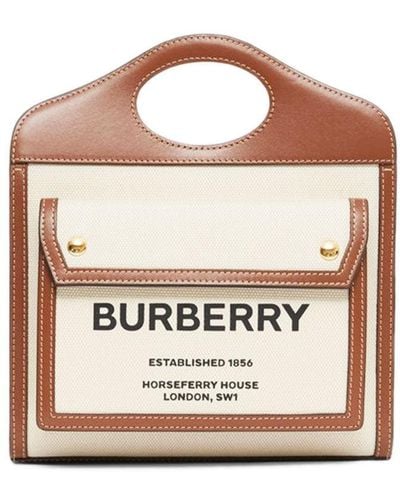 Burberry Pocket Bag Handbag - Pink