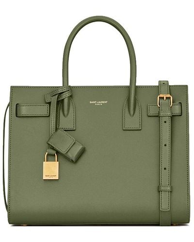 Saint Laurent Sac De Jour Baby Handbag - Green