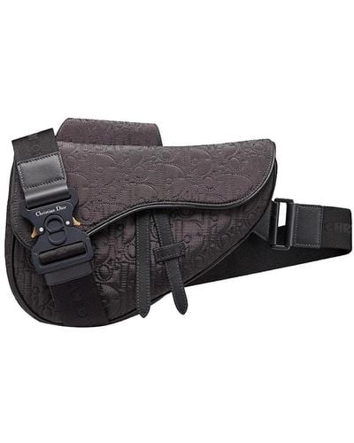 Dior Saddle Bag Shoulder Bag Unisex Shoulder Bag One-size Nylon - Black
