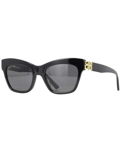 Balenciaga Dynasty Butterfly Sunglasses Bb0132s In Black - Multicolour