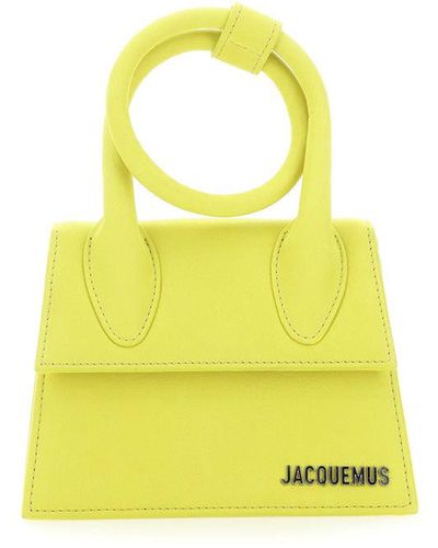 Jacquemus Le Chiquito Noeud Shoulder Bag - Yellow