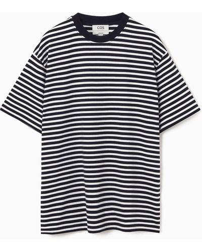 COS Slouched T-shirt - Blue