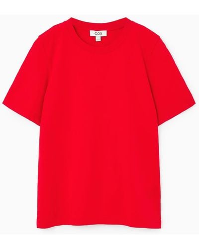 COS T-shirt Für Den Alltag - Rot