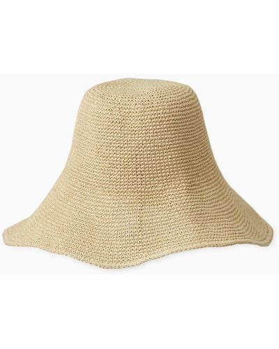 COS Straw Sun Hat - Natural