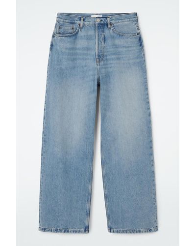 COS Volume Jeans - Weites Bein - Blau