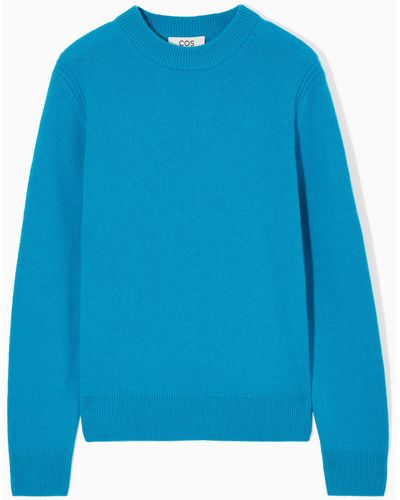 COS Pure Cashmere Jumper - Blue