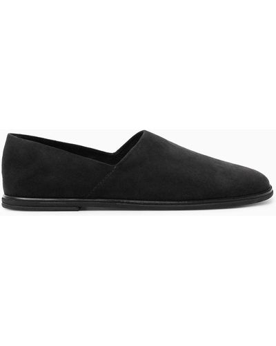 COS Suede Loafers - Black