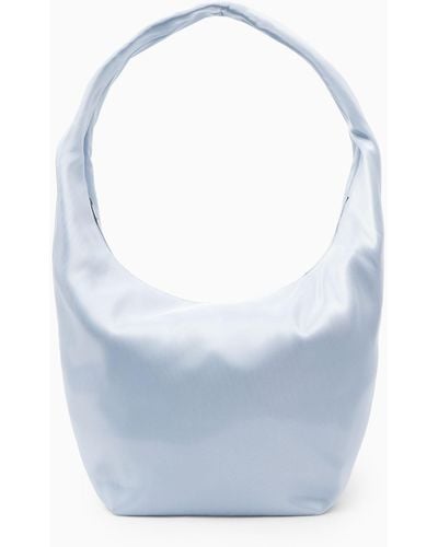 COS High-shine Shoulder Bag - Blue