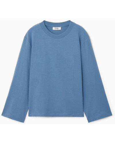 COS Wide-sleeved Top - Blue