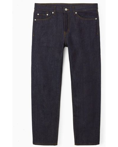 COS Signature Raw Selvedge Jeans - Straight - Blue