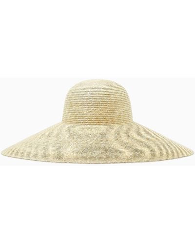 COS Oversized Straw Hat - White