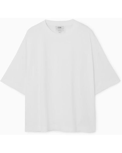 COS Besonders Weites T-shirt - Weiß