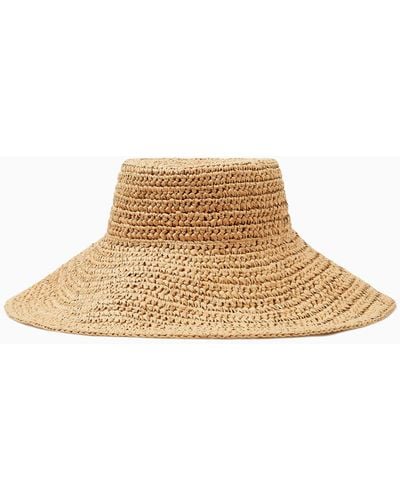 COS Woven Straw Hat - Natural