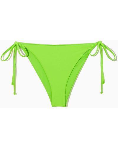 COS Tie-side Bikini Briefs - Green