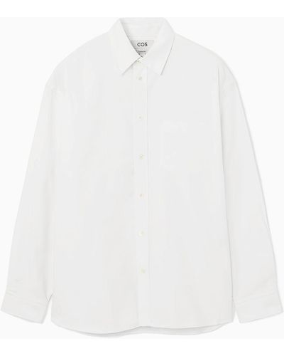 COS Wide Oxford Shirt - Oversized - White