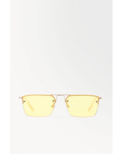 COS The Frameless Sunglasses - Yellow