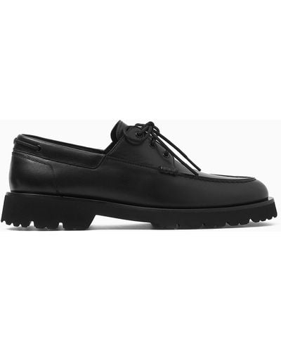 COS Chunky Boat Shoes - Black