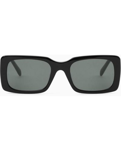 COS Square-frame Acetate Sunglasses - Black